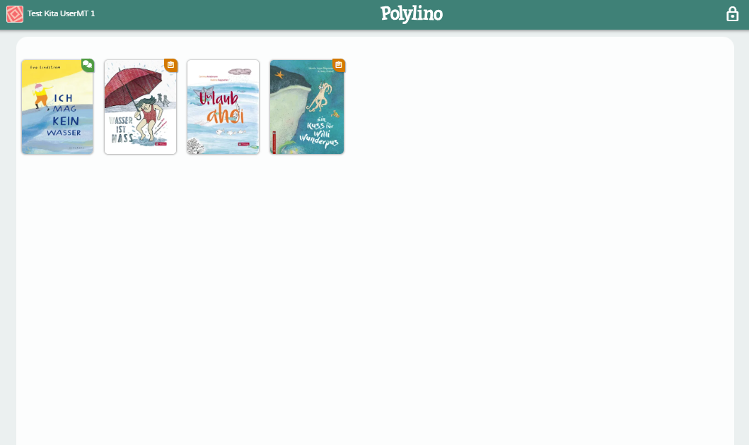 Mehrer Bücher im Kindermodus. - klicken Sie zum Vergrößern Mehrer Bücher im Kindermodus.