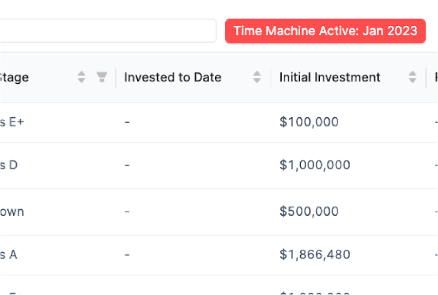 Time Machine Active Button