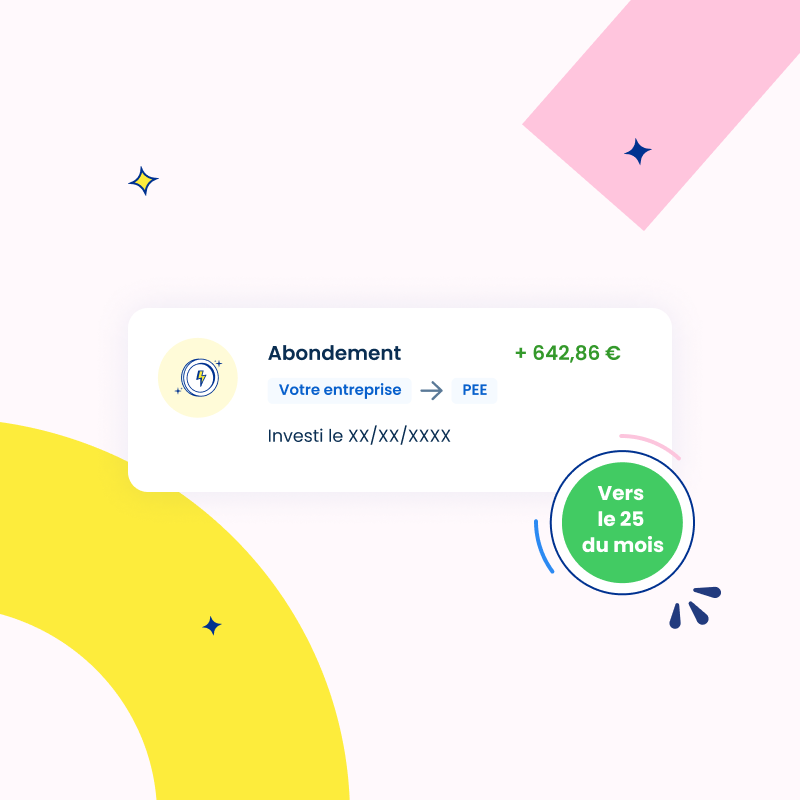 Abondement vers un PEE - click to enlarge Abondement vers un PEE