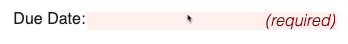Image showing required information that needs to be completed on an invoice.