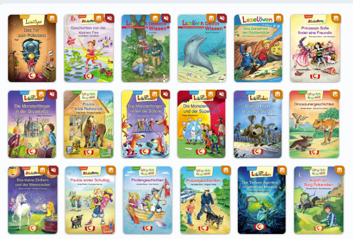 Lesenlern-Reihen - klicken Sie zum Vergrößern Lesenlern-Reihen