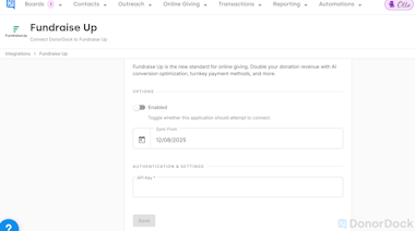 Fundraise Up API fields