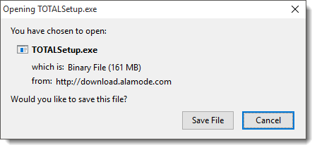 Click Save File