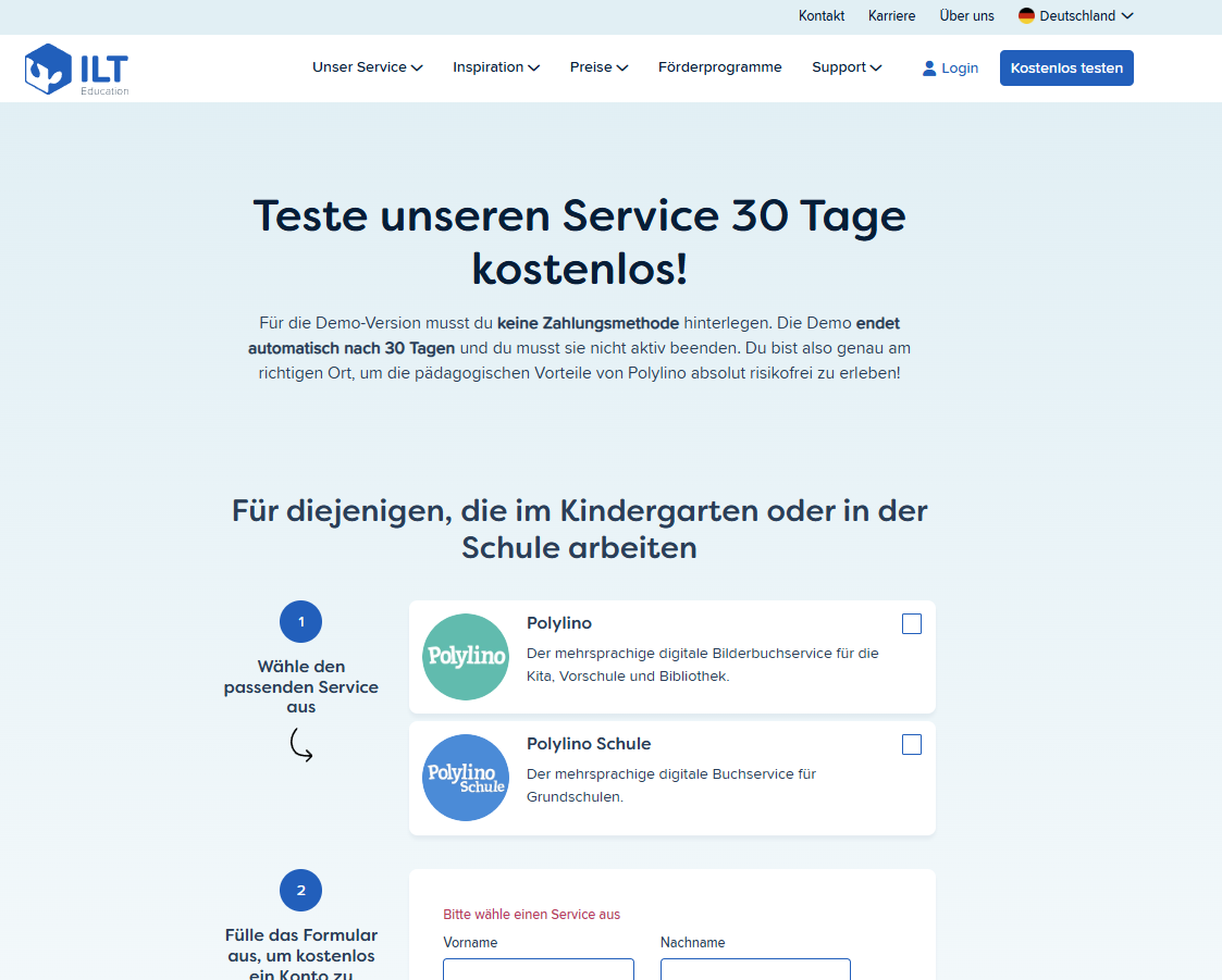 Polylino für die Kita oder Grundschule kostenlos testen. - klicken Sie zum Vergrößern Polylino für die Kita oder Grundschule kostenlos testen.