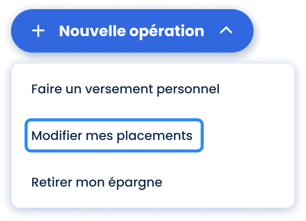 Bouton "modifier mes placements" - click to enlarge Bouton "modifier mes placements"