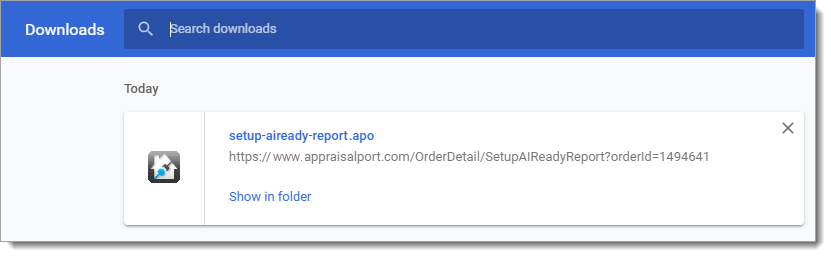 Double-click the setup file