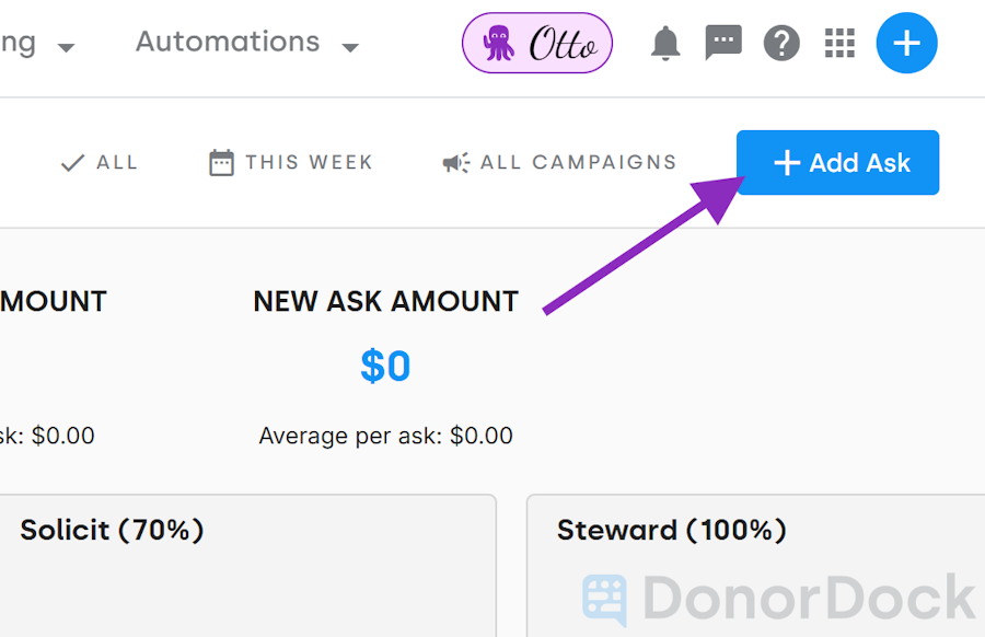 Add Ask button on AskBoard