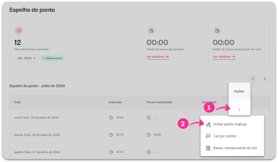 Imagem para marcar ponto manual via web