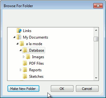 Create the Thumbs folder