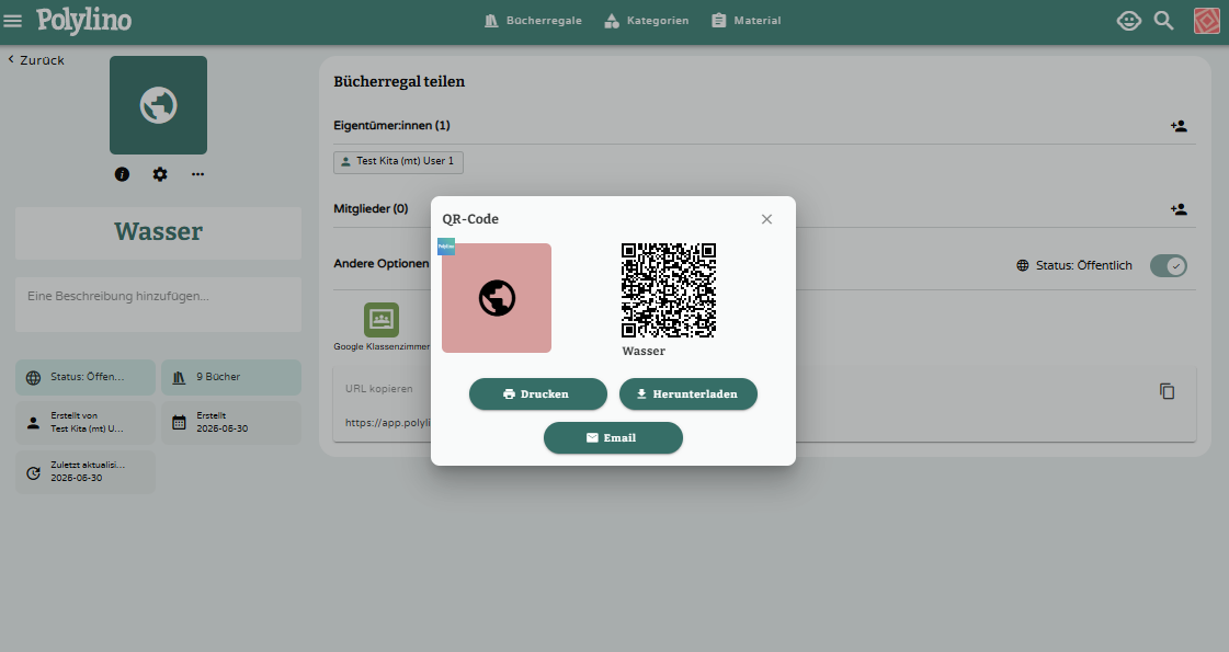 Andere Optionen, um das Bücherregal zu teilen - klicken Sie zum Vergrößern Andere Optionen, um das Bücherregal zu teilen