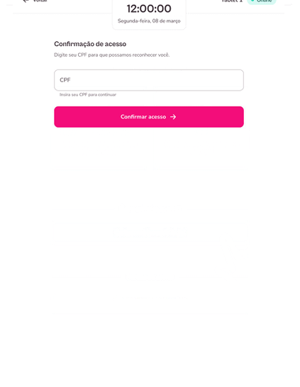 Gif com instruções para cadastrar no Folha Flash Tablet