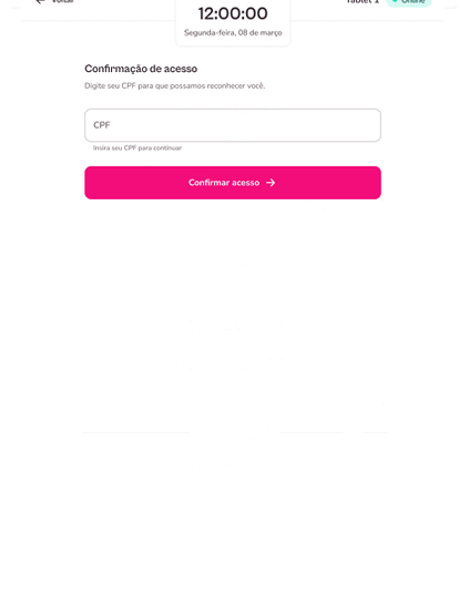 Gif com instruções para cadastrar no Folha Flash Tablet