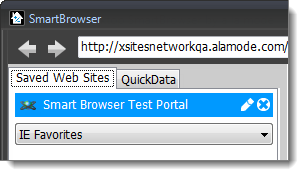 Saved Web Sites