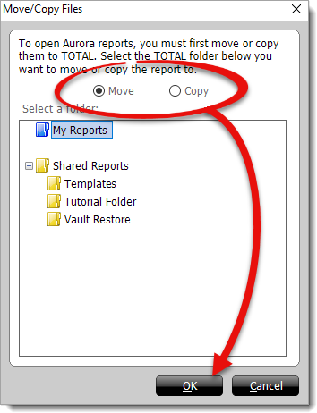 Copy to attached folder