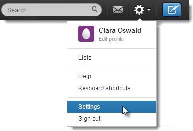 Twitter Settings