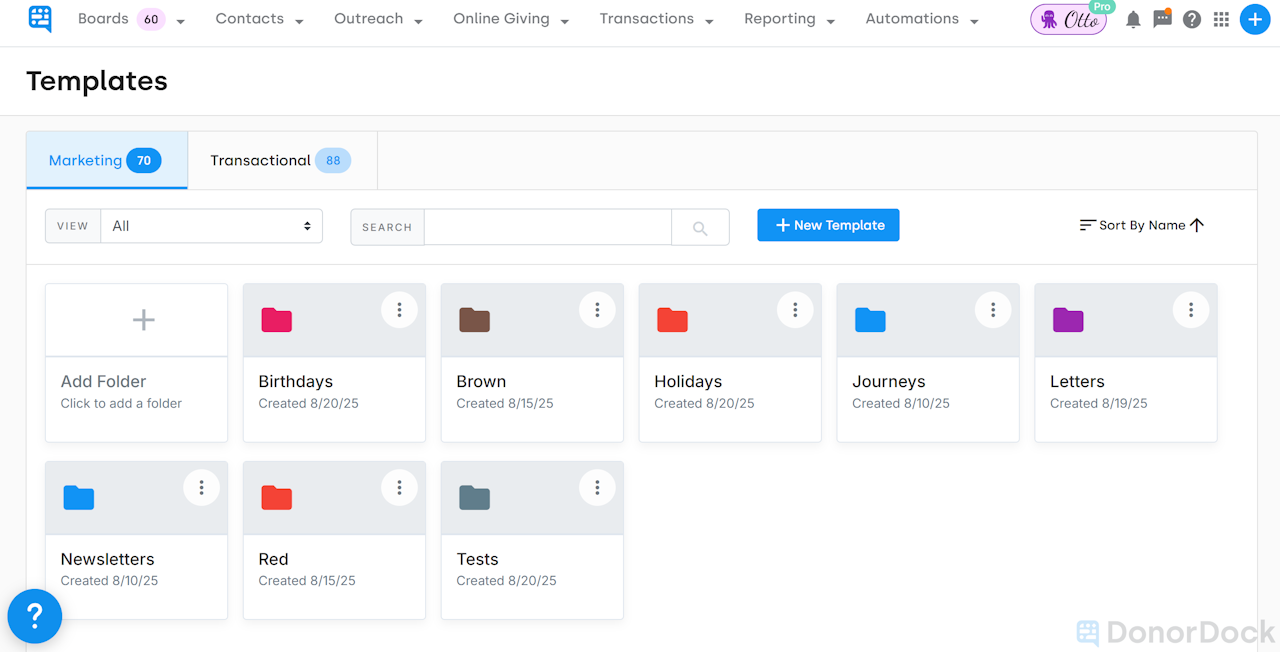 GRID AREA SHOWING FOLDERS IN TEMPLATE AREA - click to enlarge GRID AREA SHOWING FOLDERS IN TEMPLATE AREA