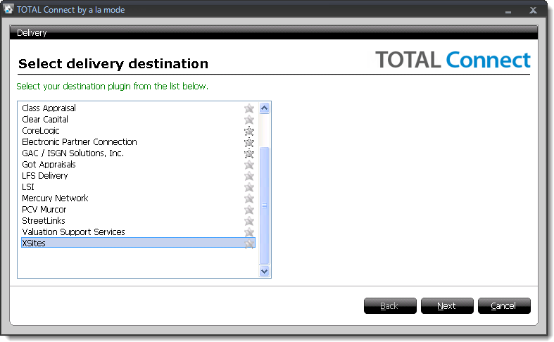 Select XSites Plugin