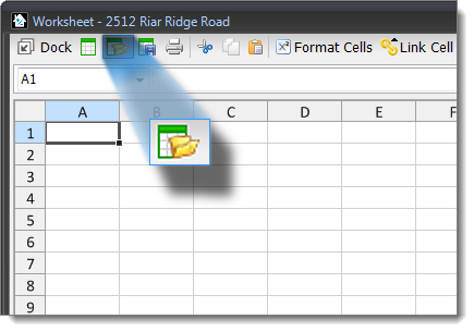 Open an existing Worksheet