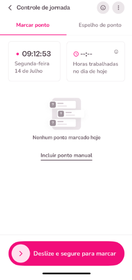Imagem exemplo de ponto no aplicativo.