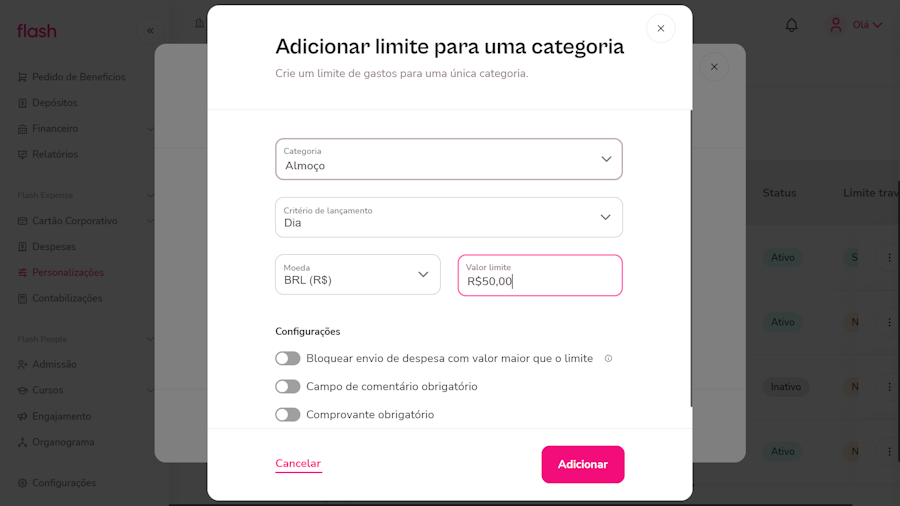 imagem com dados exemplos e destaque para valor inserido