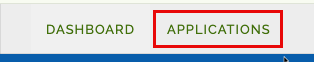 Image showing the link to the Applications page where you can search for applications.