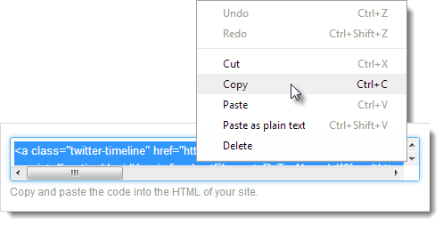 Code Text Box