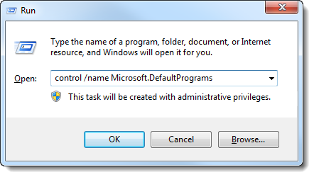 Run command