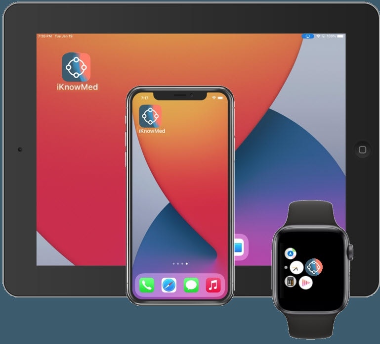 The Patient Chart as it appears in the iKnowMed Mobile App when viewed on an iPhone - click to enlarge The Patient Chart as it appears in the iKnowMed Mobile App when viewed on an iPhone