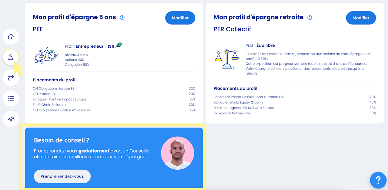 Prendre rendez-vous avec un conseiller financier - cliquez pour agrandir Prendre rendez-vous avec un conseiller financier