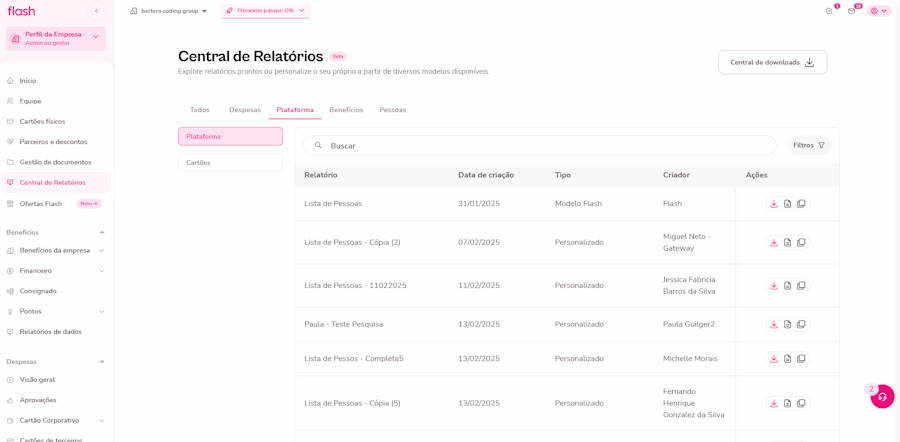 imagem exemplo para opção de editar relatório