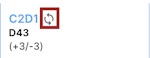 Example visit showing the cycle icon.