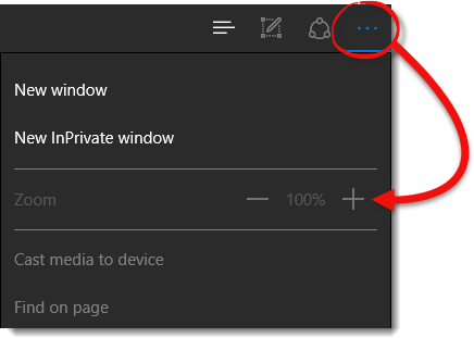 Zoom in Google Chrome