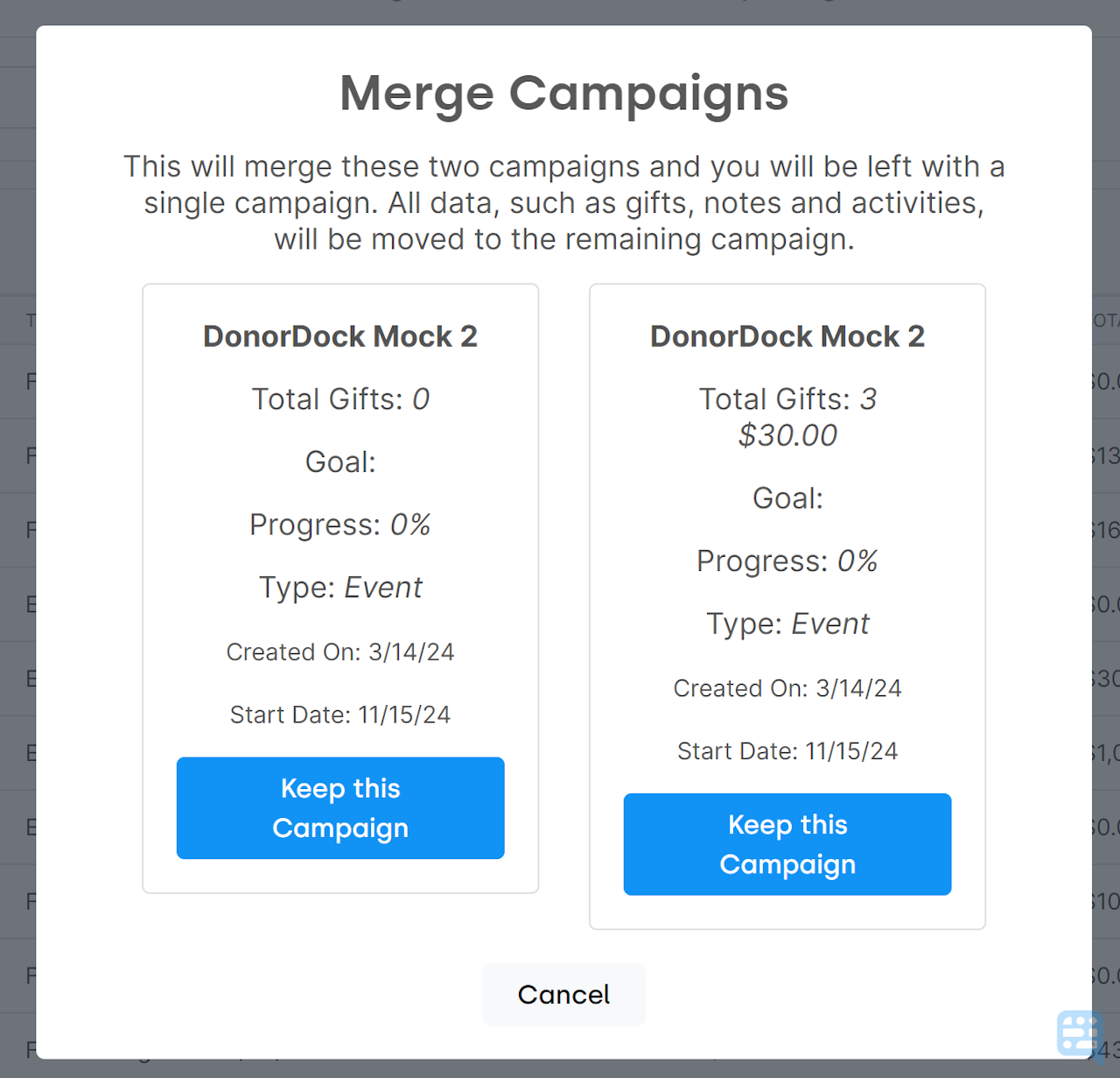 MERGE CAMPAIGN POPUP BOX - click to enlarge MERGE CAMPAIGN POPUP BOX