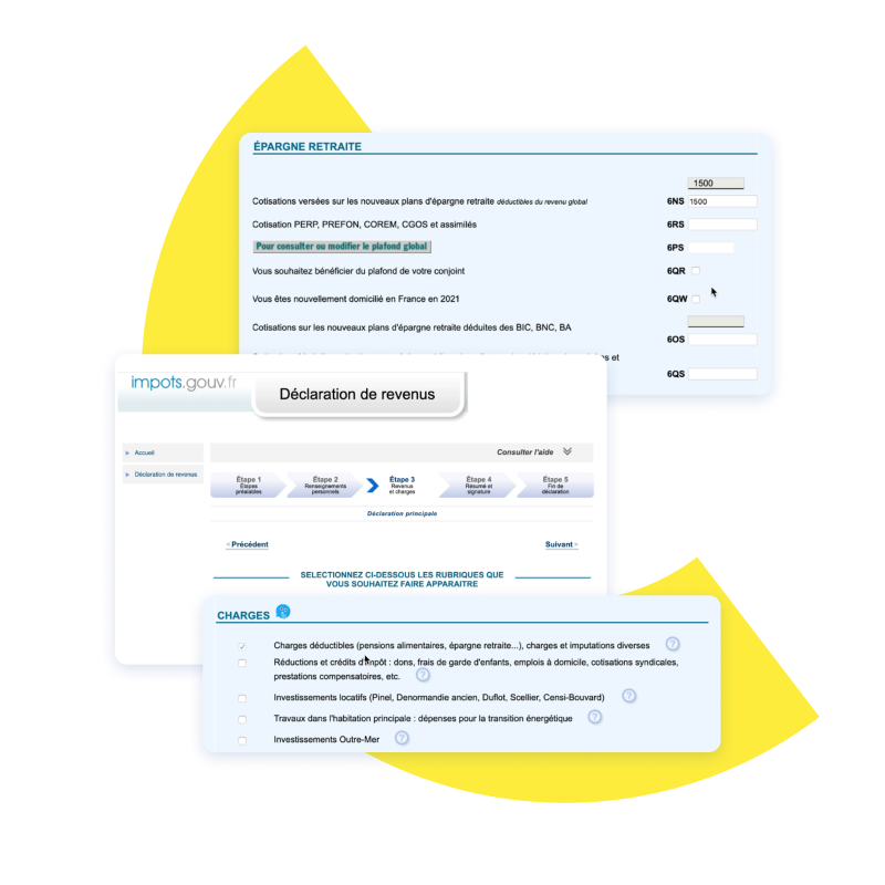 Déclarer ses virements personnels déductibles dans sa déclaration de revenus - click to enlarge Déclarer ses virements personnels déductibles dans sa déclaration de revenus