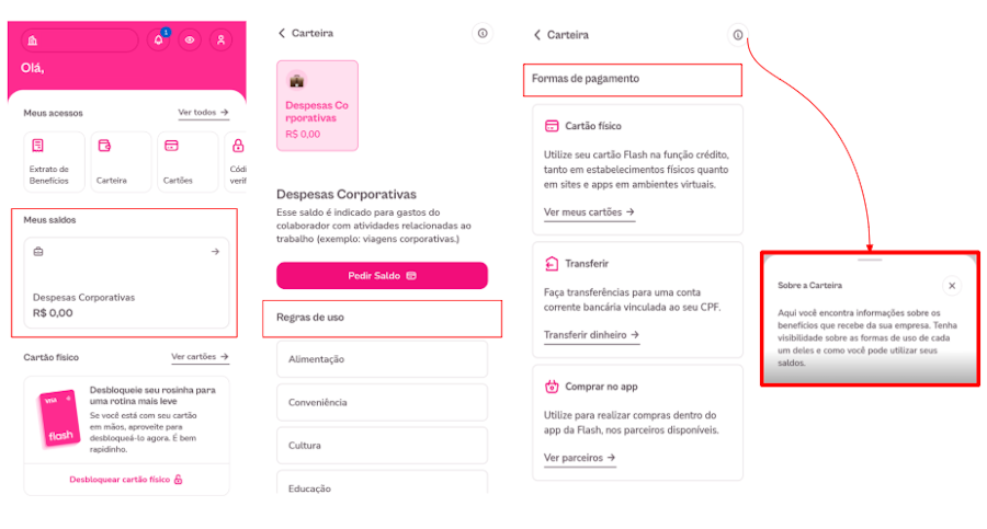 Passo a passo de como acessar politica de uso do cartão corporativo de despesas