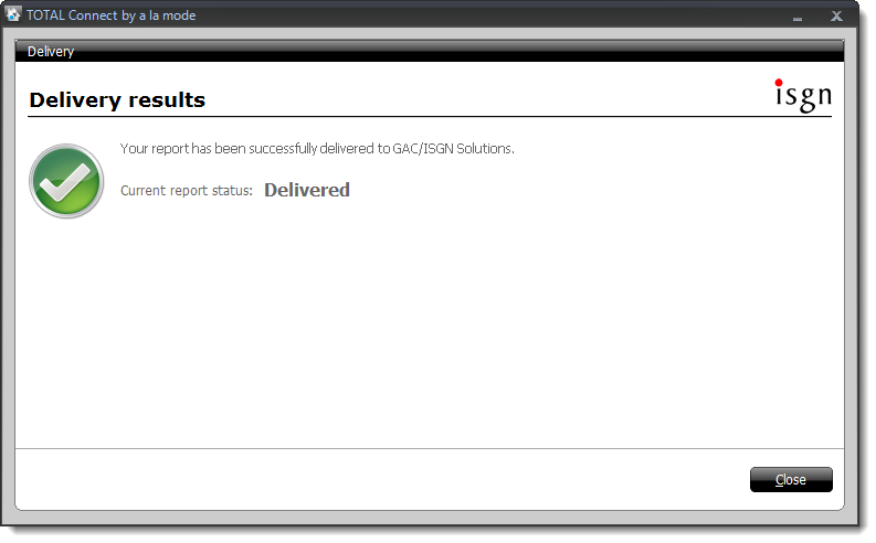 GAC/ISGN Solutions Delivery Results