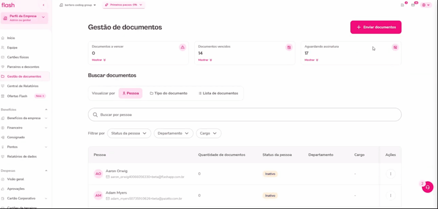 Gif com instruções para envio inteligente de documento