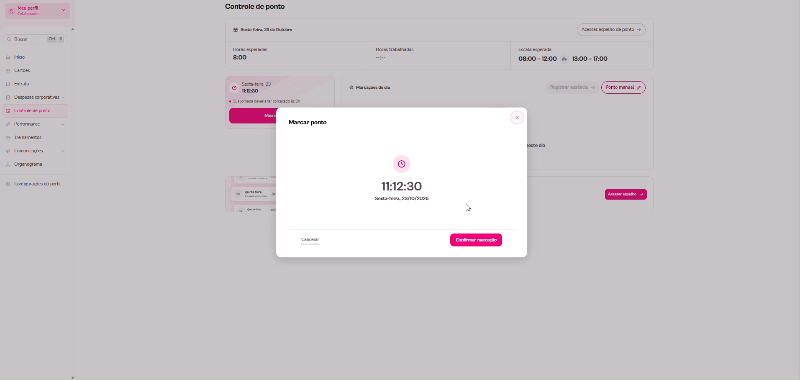 imagem exemplo para marcação de ponto via plataforma flash