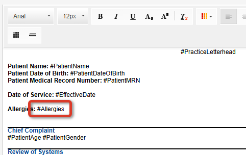 The Note editor with the added Macro highlighted - click to enlarge The Note editor with the added Macro highlighted