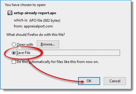 Click Save File