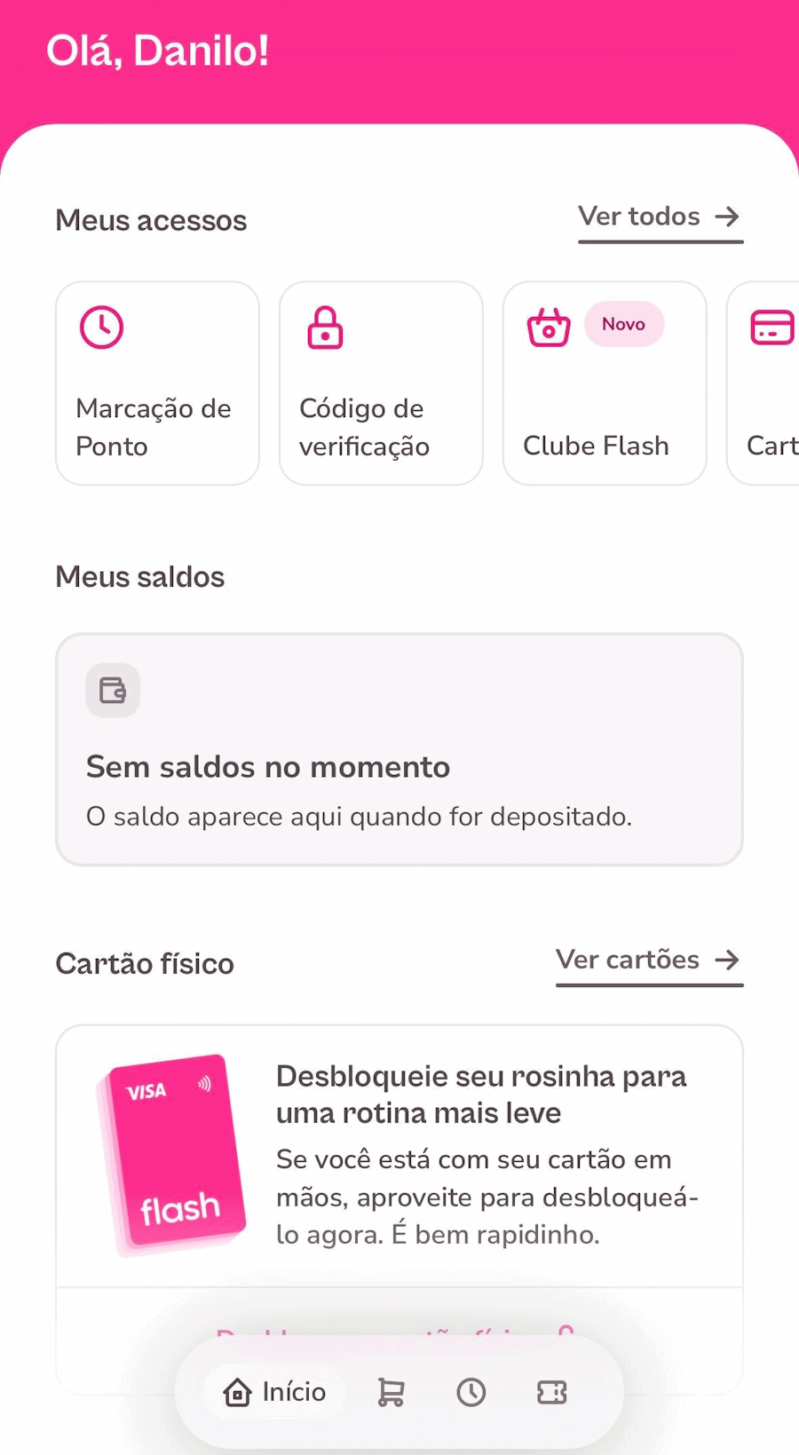 gif exemplo para visualizar espelho de ponto na aplicativo flash