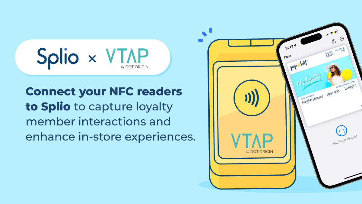 Connect your VTAP NFC readers to Splio - cliquez pour agrandir Connect your VTAP NFC readers to Splio