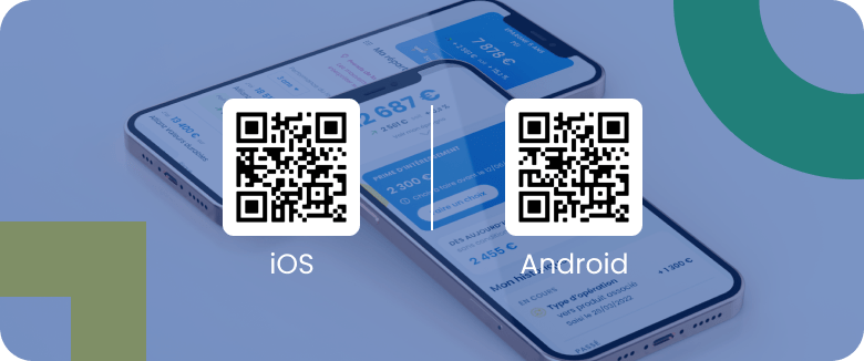 QR code application iOS et Android - click to enlarge QR code application iOS et Android